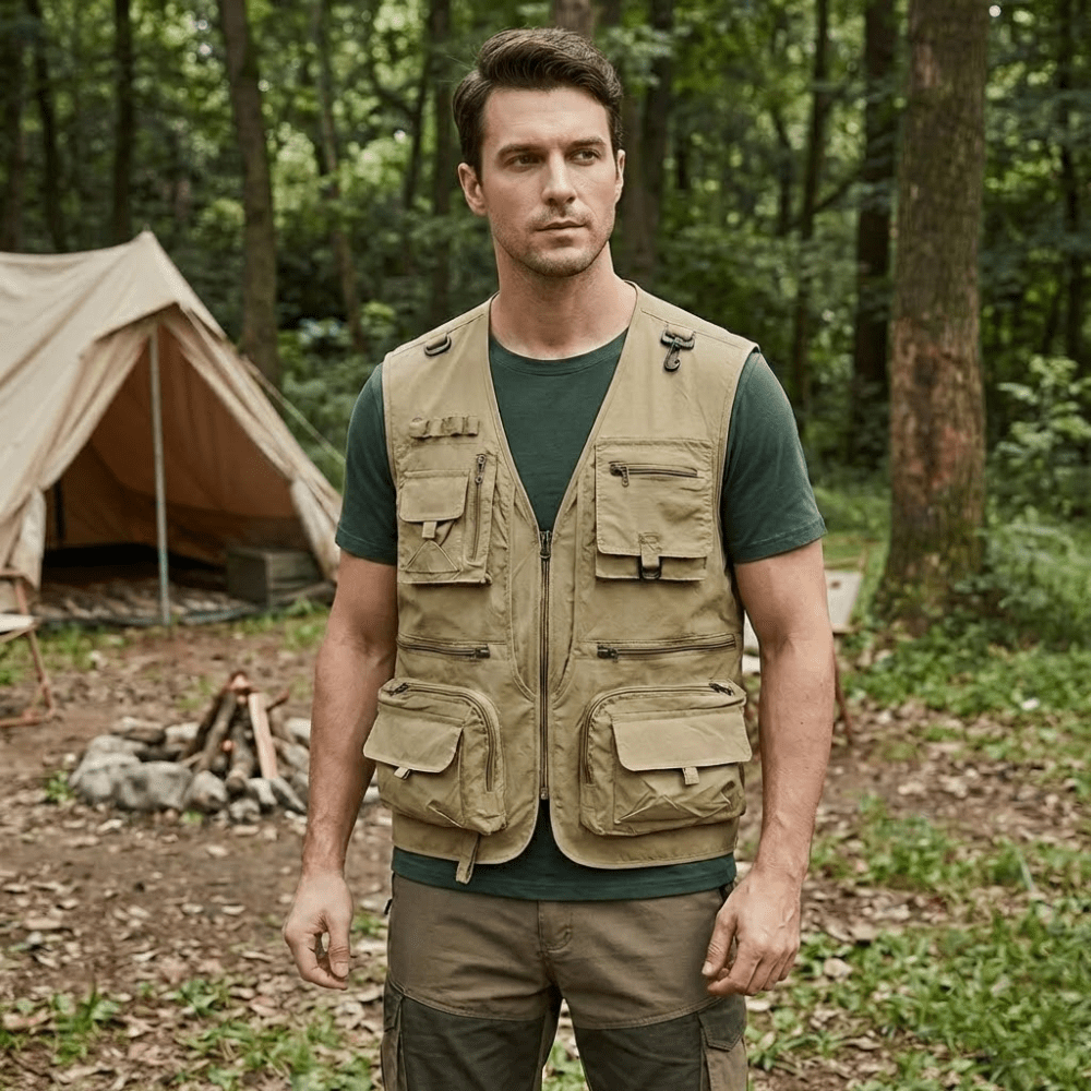 Gilet utilitaire léger et respirant à multiples poches | Montevall - Montevall