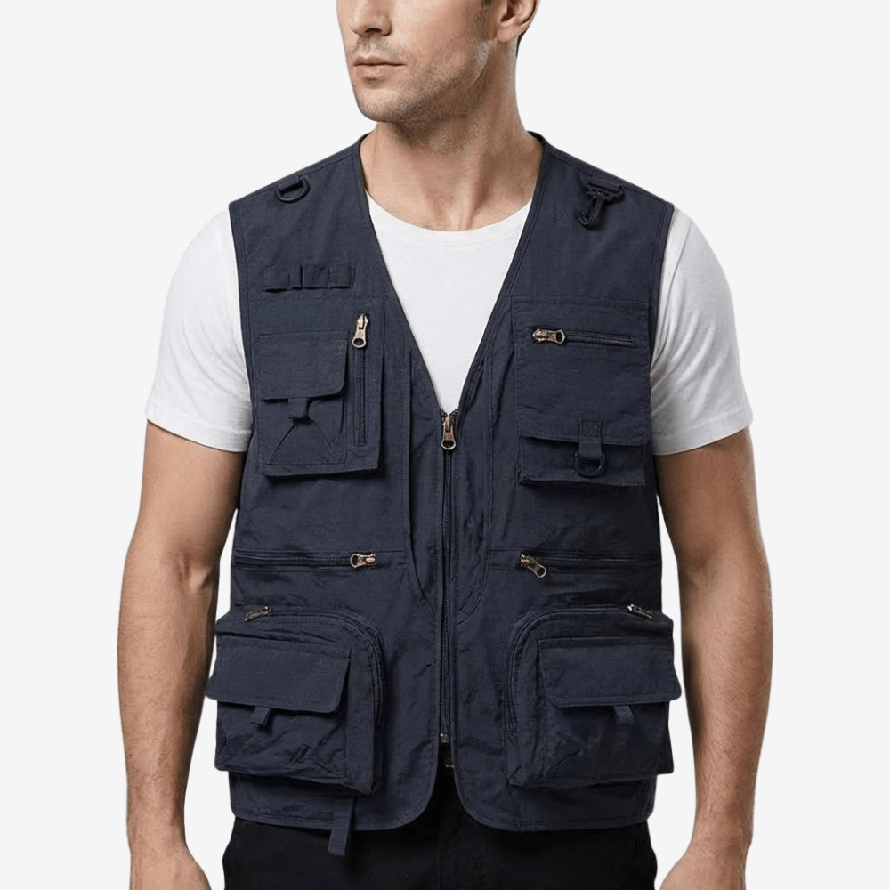 Gilet utilitaire léger et respirant à multiples poches | Montevall - Montevall