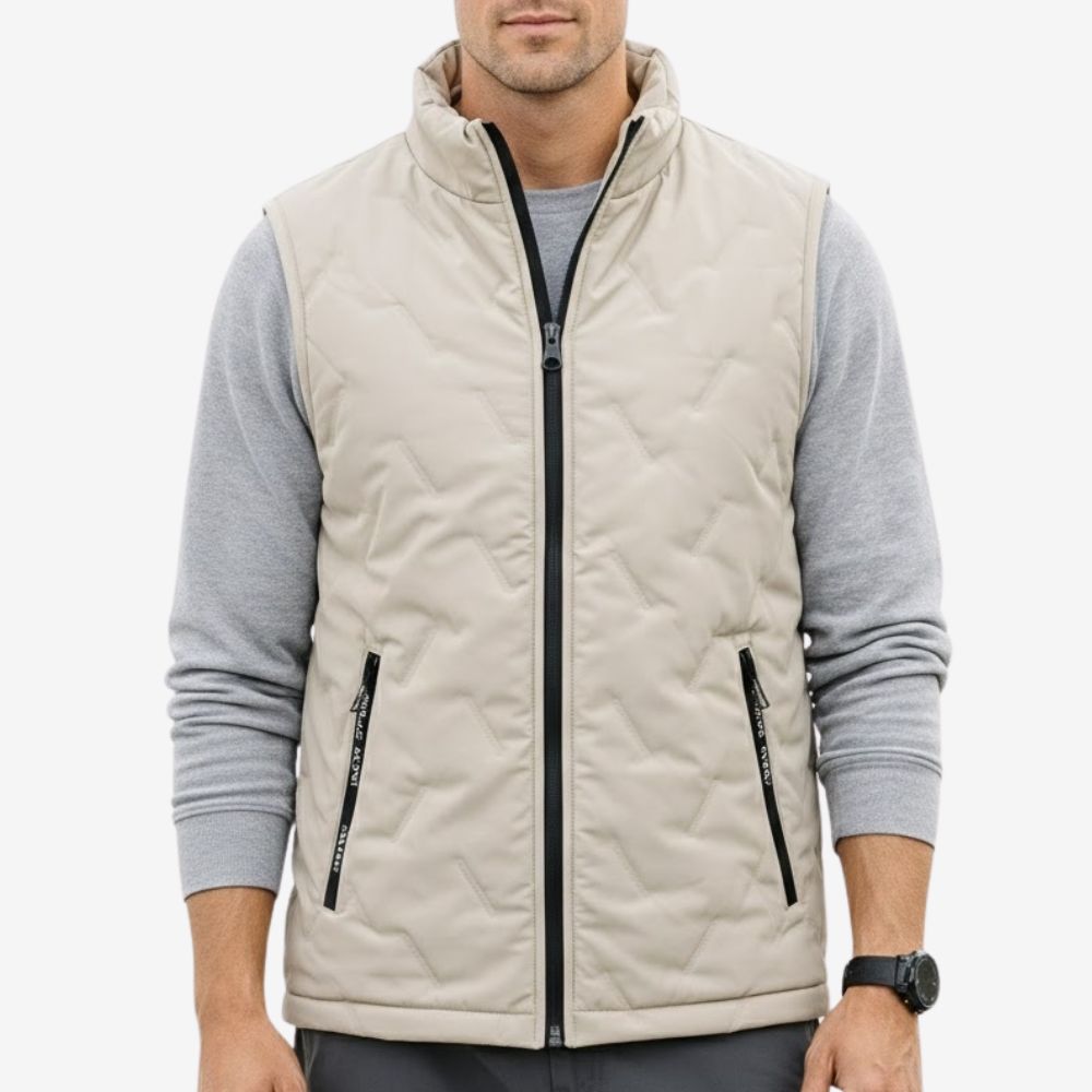 Gilet zippé sans manches léger pour homme | Montevall - Montevall