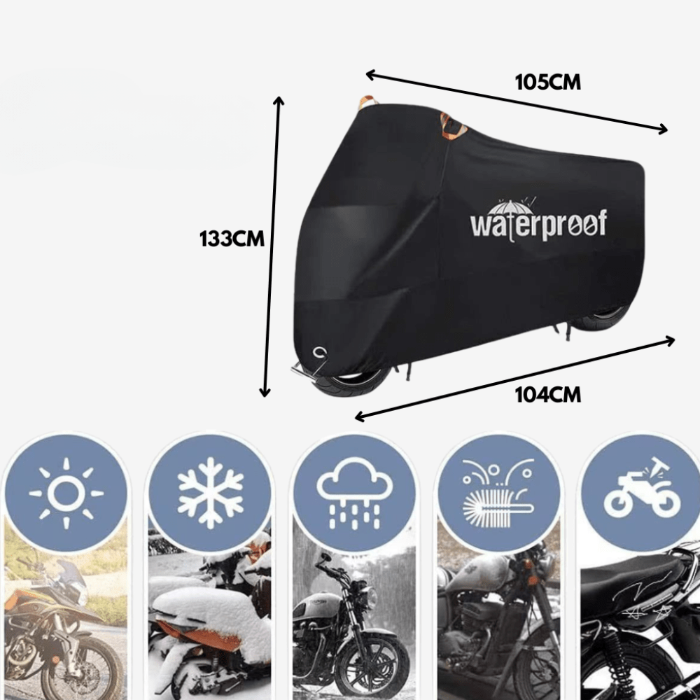 Housse de vélo 3 couches imperméable et anti - UV pour une protection complète - Montelac