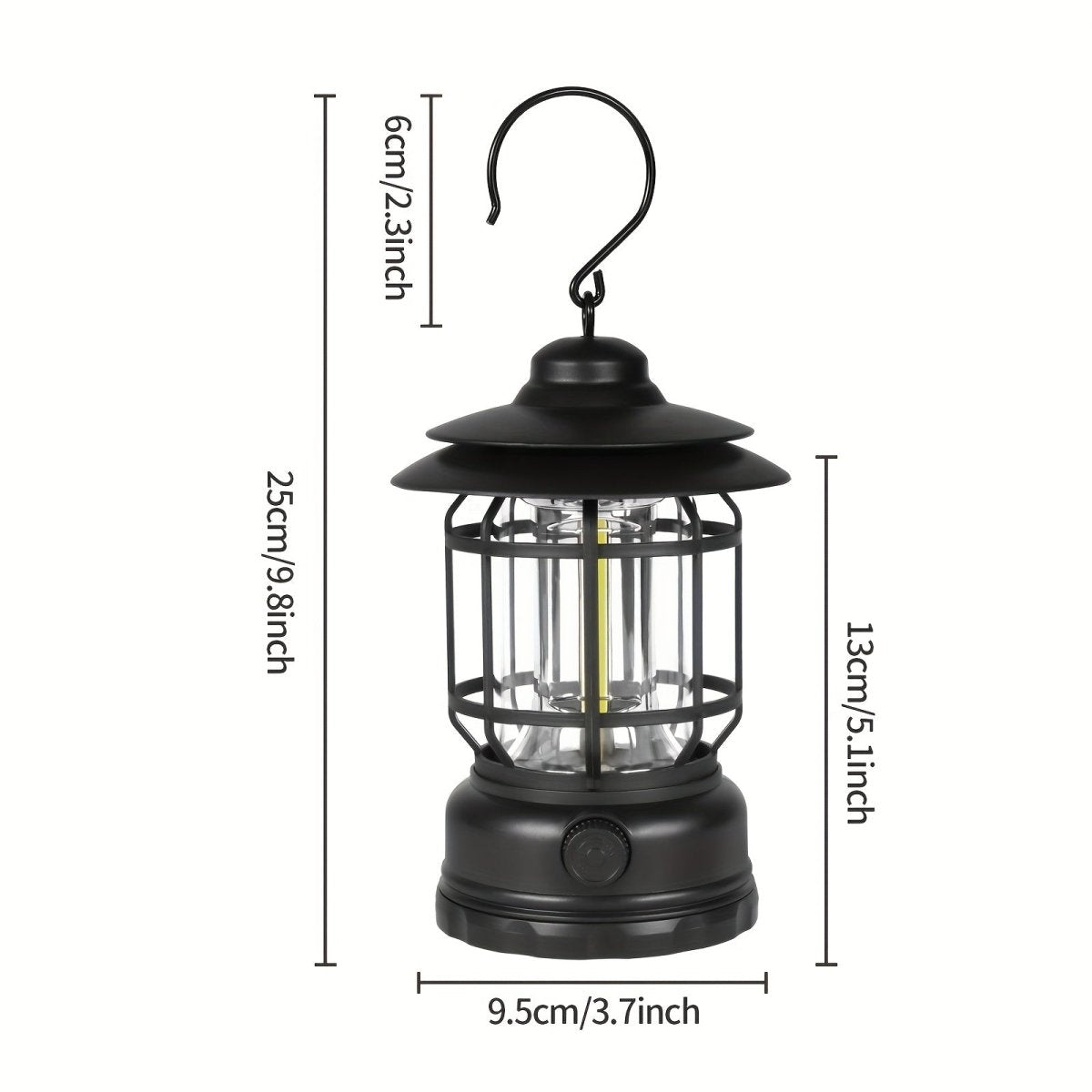 Lampe de camping vintage dimmable | Montevall - Montevall