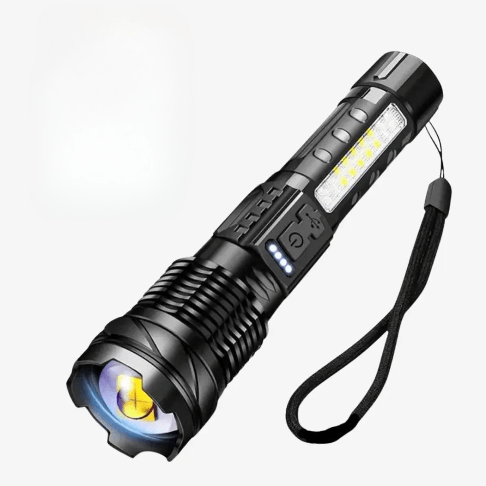 Lampe de poche LED puissante et multifonction - 5000 lumens - Montelac