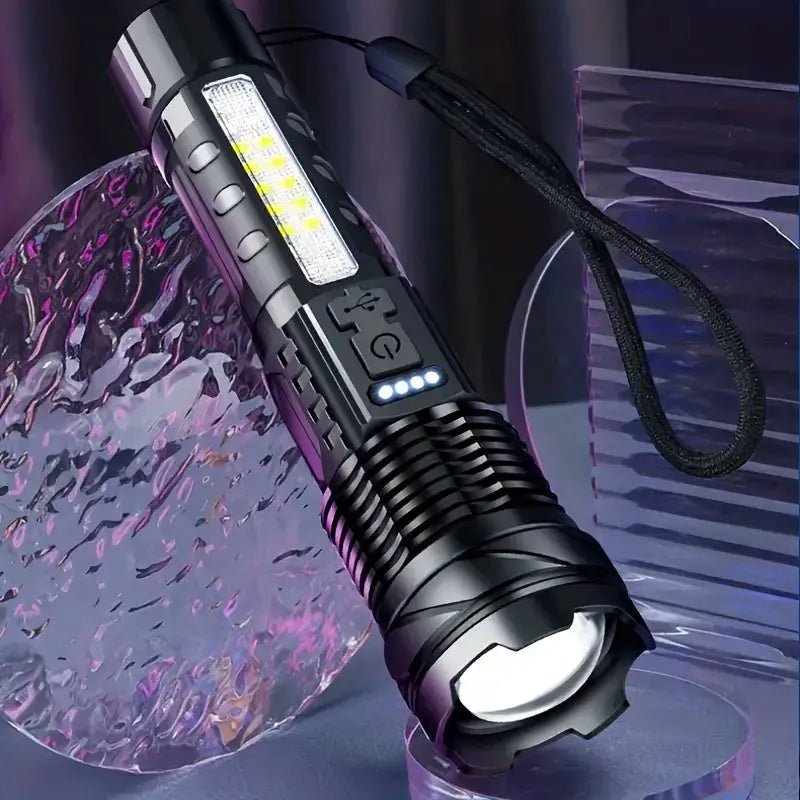 Lampe de poche LED puissante et multifonction - 5000 lumens - Montevall