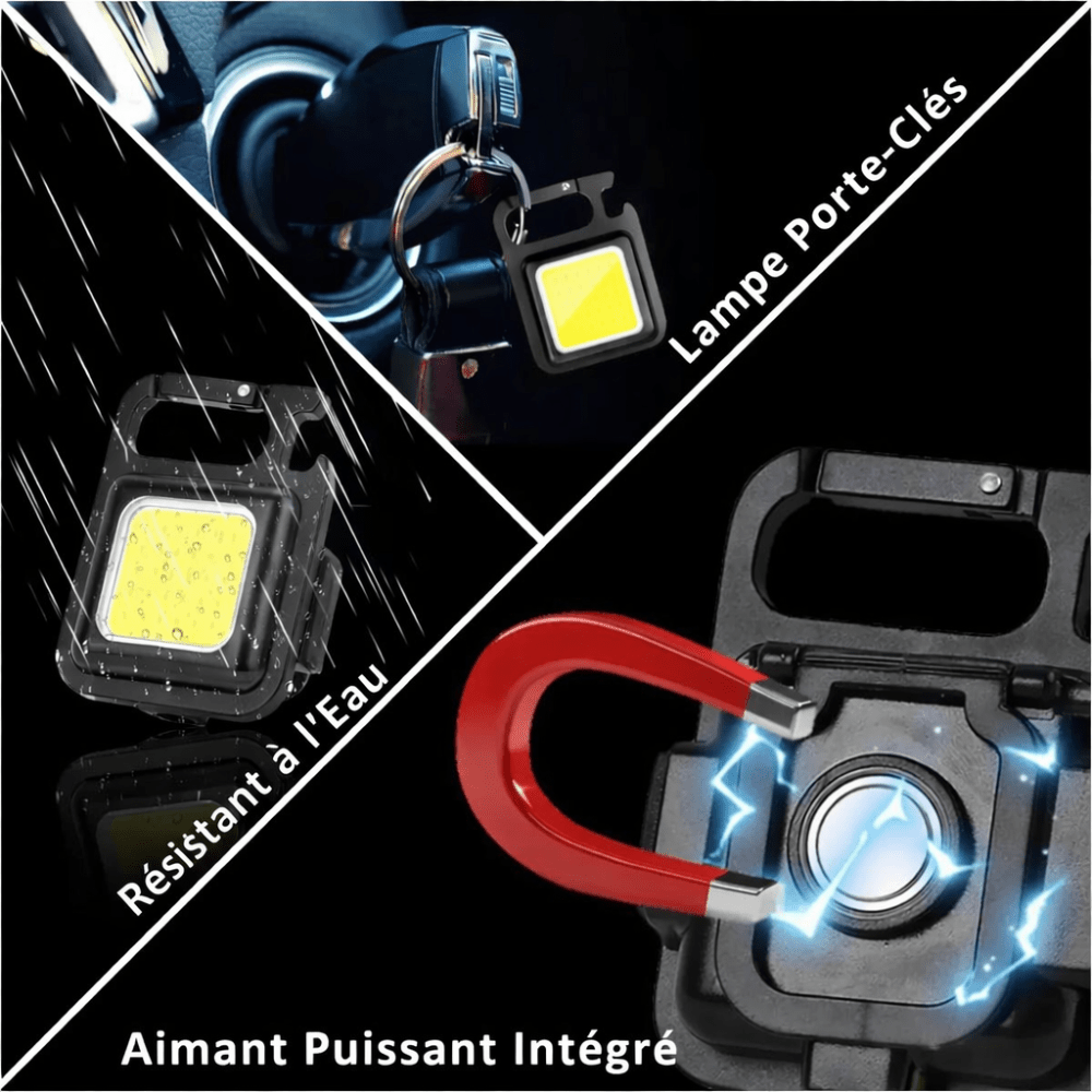 Lampe de travail compacte rechargeable par USB étanche | Montevall - Montevall