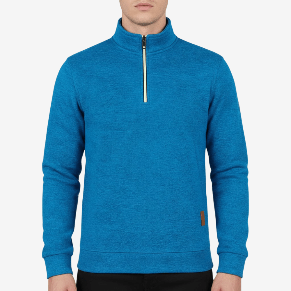 Pull de randonnée isolant à col zippé | Montevall - Montelac