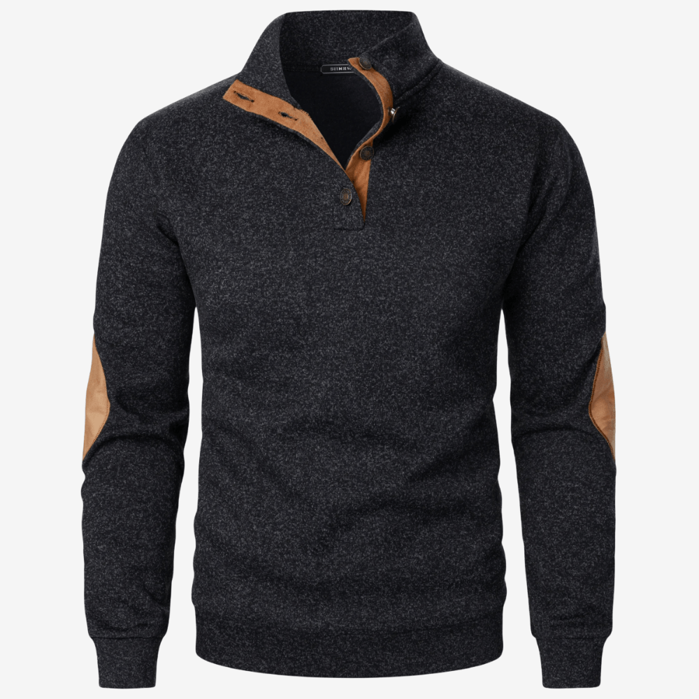 Pull d’extérieur tricoté avec col montant | Montevall - Montevall