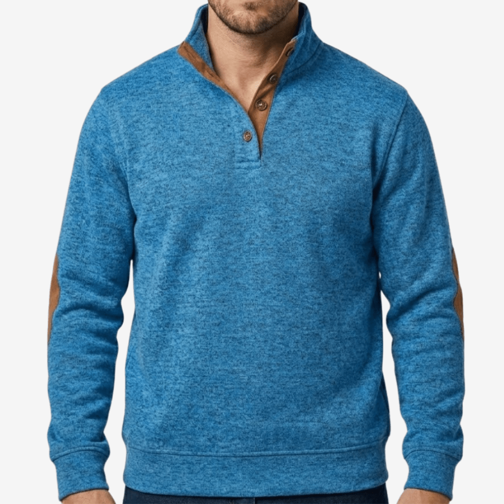 Pull d’extérieur tricoté avec col montant | Montevall - Montevall