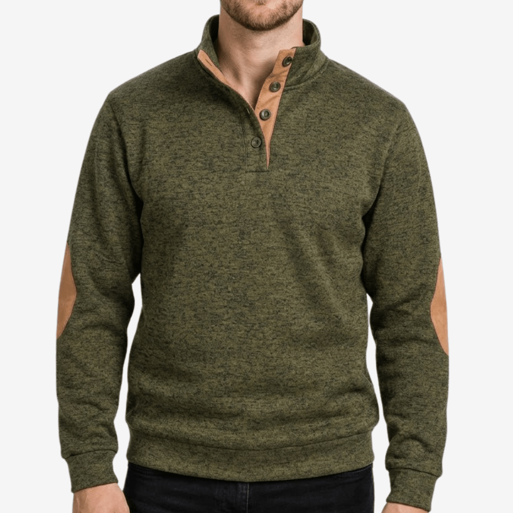 Pull d’extérieur tricoté avec col montant | Montevall - Montevall