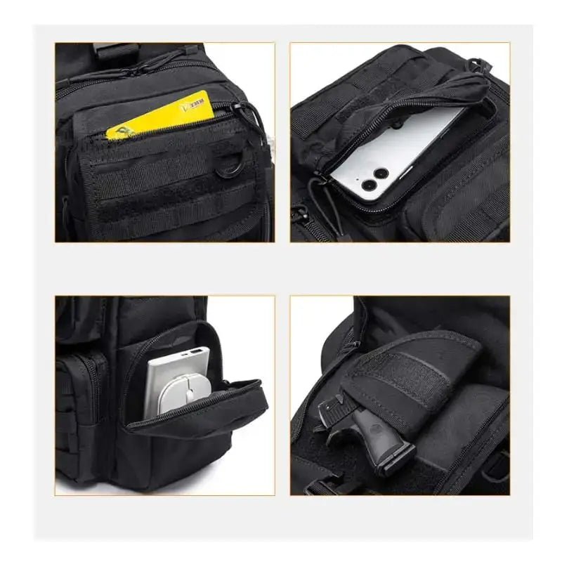 Sac à bandoulière tactique résistant et réglable | Montevall - Montevall