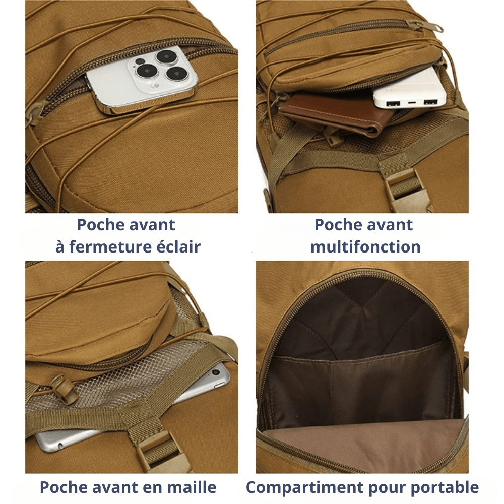 Sac à dos compact 15L polyvalent pour activités extérieures | Montelac - Montelac