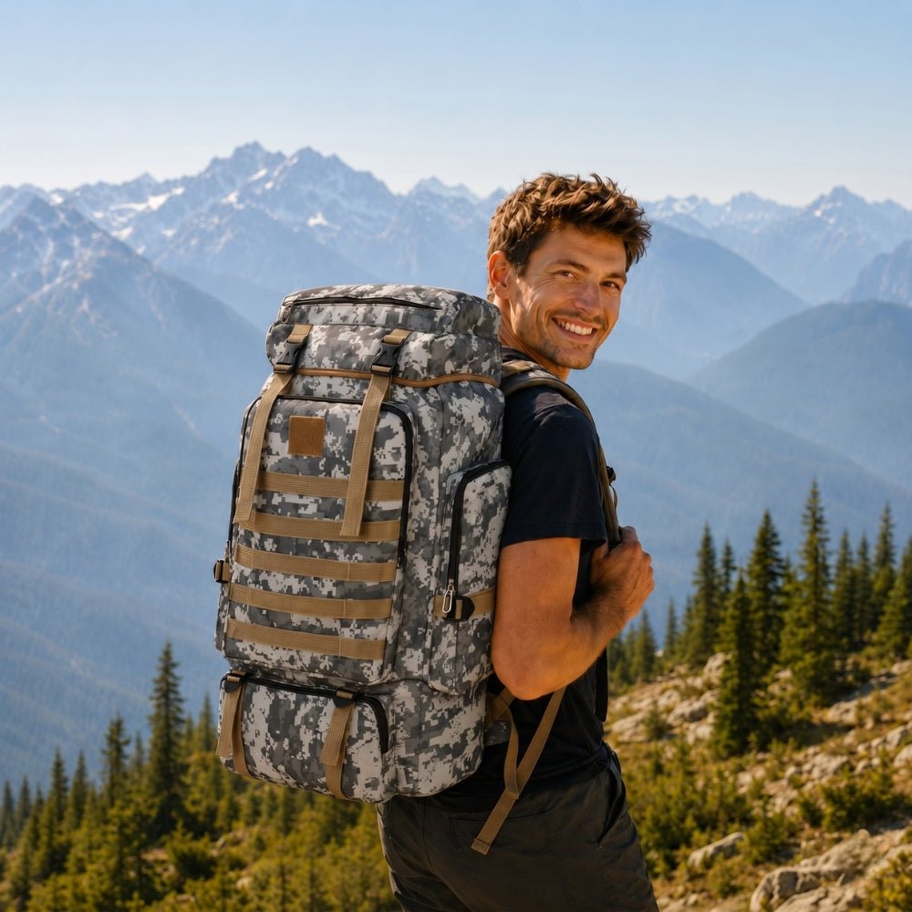 Sac à dos de randonnée robuste en toile | Montevall - Montevall