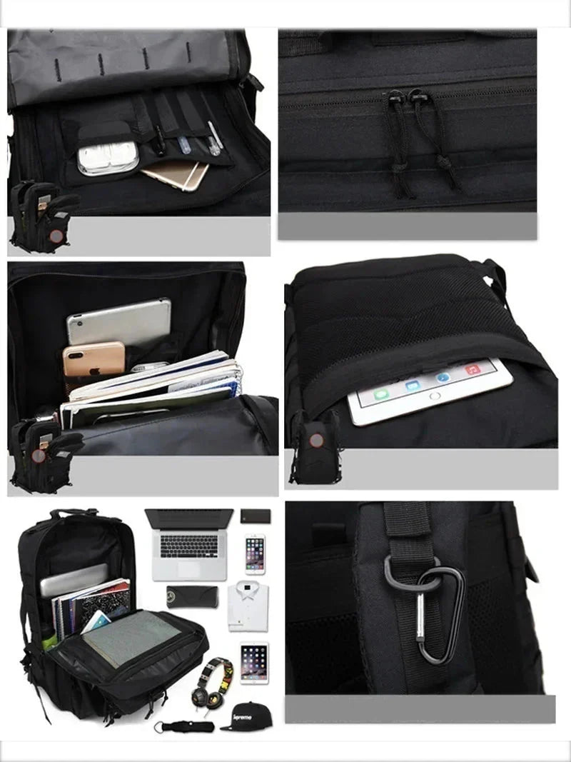 Sac à dos étanche 50L robuste avec compartiments multiples - Montelac