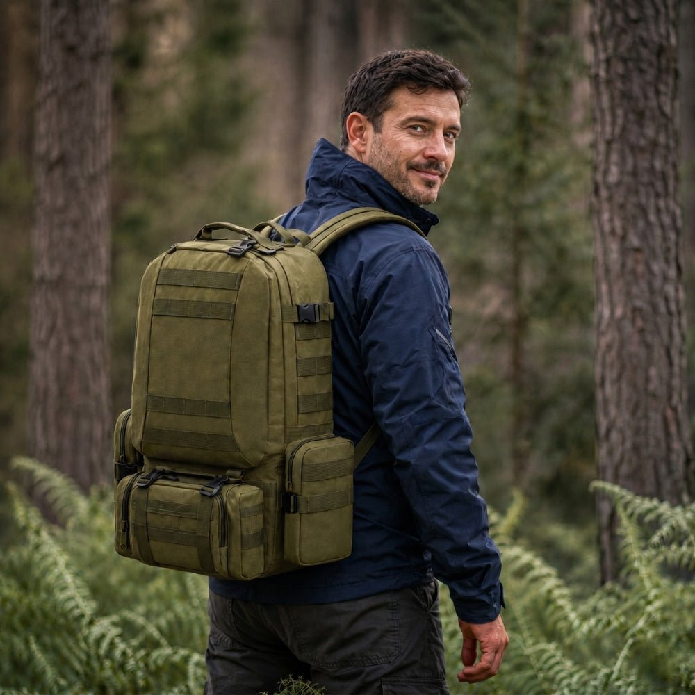 Sac à dos tactique 50L résistant à l’eau avec système MOLLE - Montevall