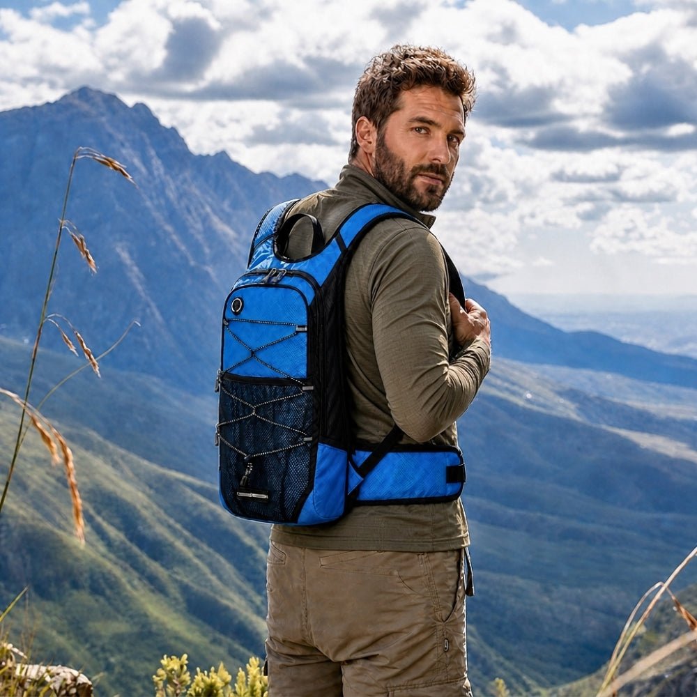 Sac de randonnée imperméable léger 27 L pour vélo et marche - Montevall