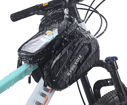 Sacoche vélo imperméable 3 - en - 1 avec support tactile pour téléphone - Montelac