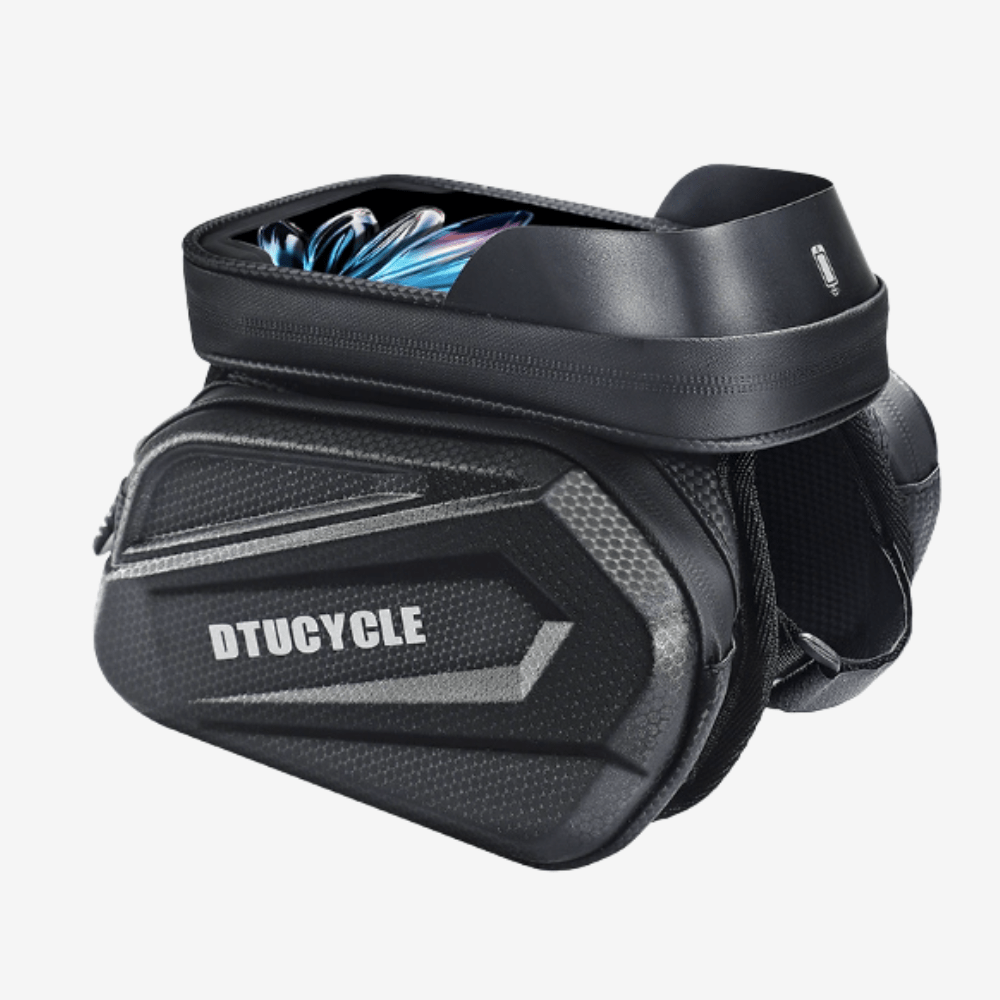 Sacoche vélo imperméable 3-en-1 avec support tactile pour téléphone - Montevall