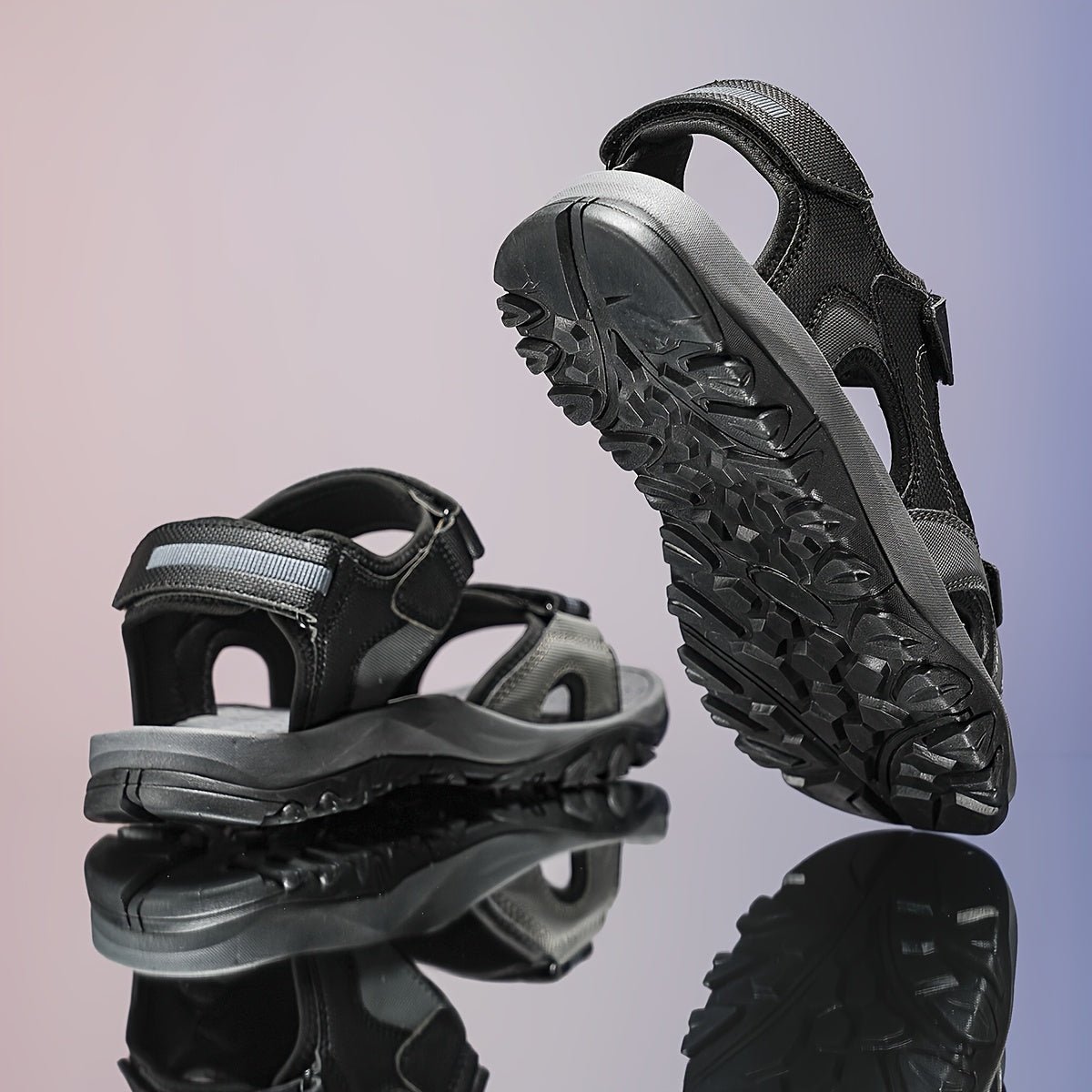 Sandales antidérapantes respirantes à scratch pour homme | Montelac - Montelac