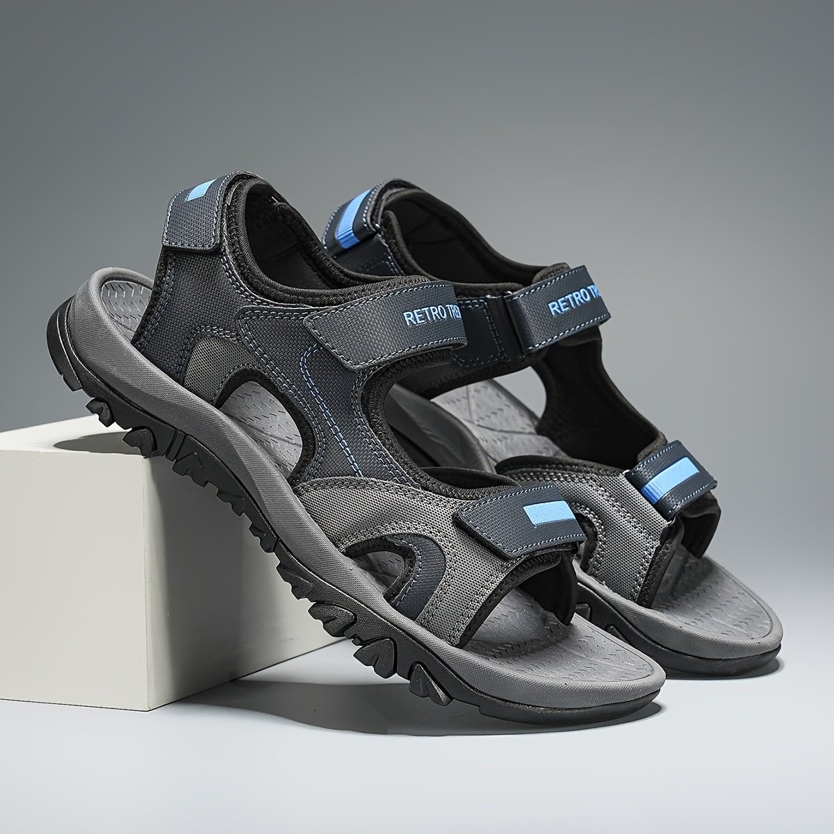 Sandales antidérapantes respirantes à scratch pour homme | Montelac - Montelac