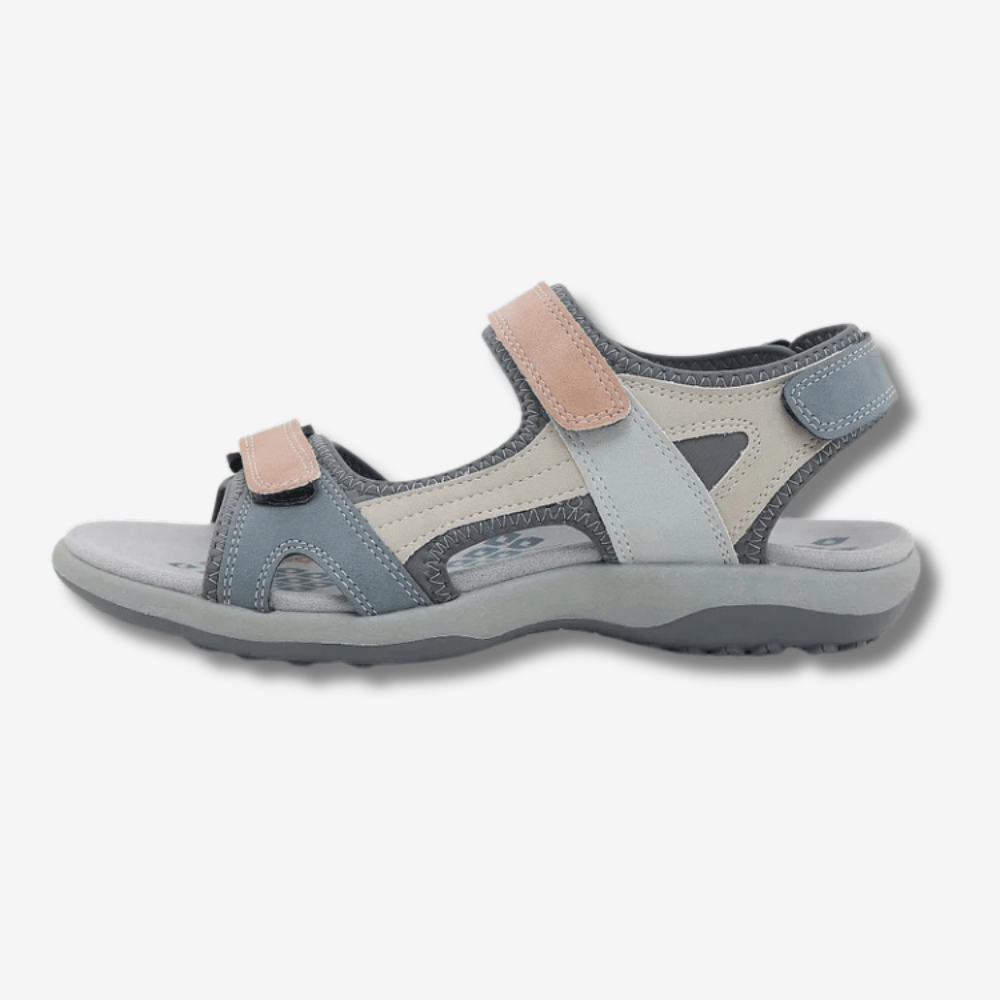 Sandales confort pour femme avec scratch et semelle antidérapante - Montelac