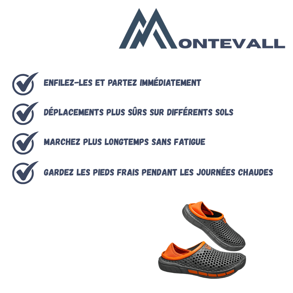 Sandales légères respirantes pour homme | Montevall - Montevall