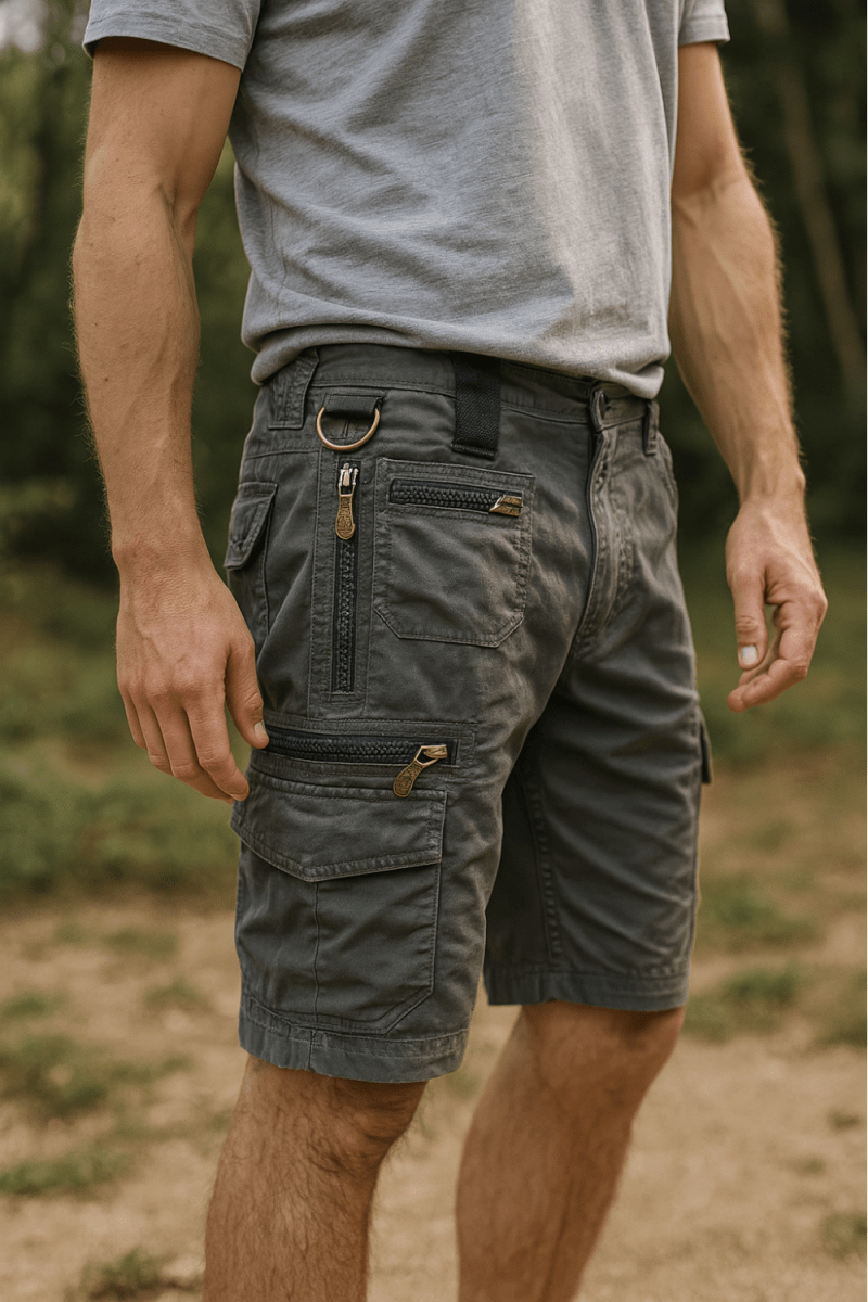 Short cargo extensible pour homme | Montevall - Montevall