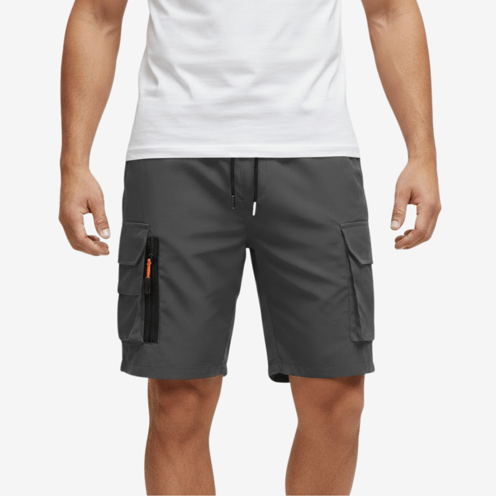 Short cargo léger à poches zippées pour homme | Montevall - Montevall