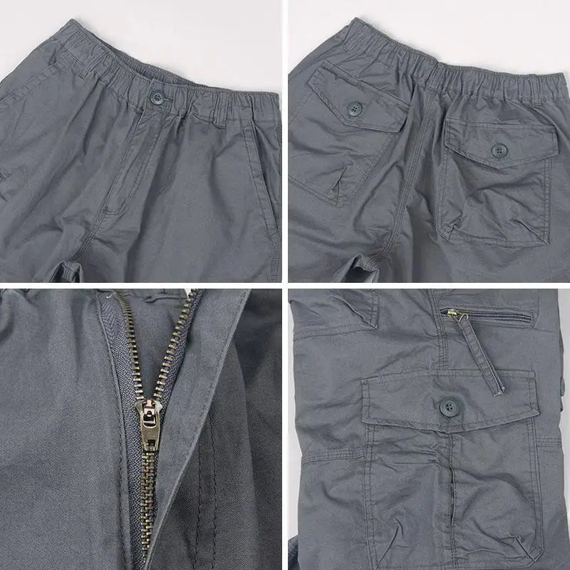 Short cargo léger et ample avec poches multiples | Montevall - Montevall