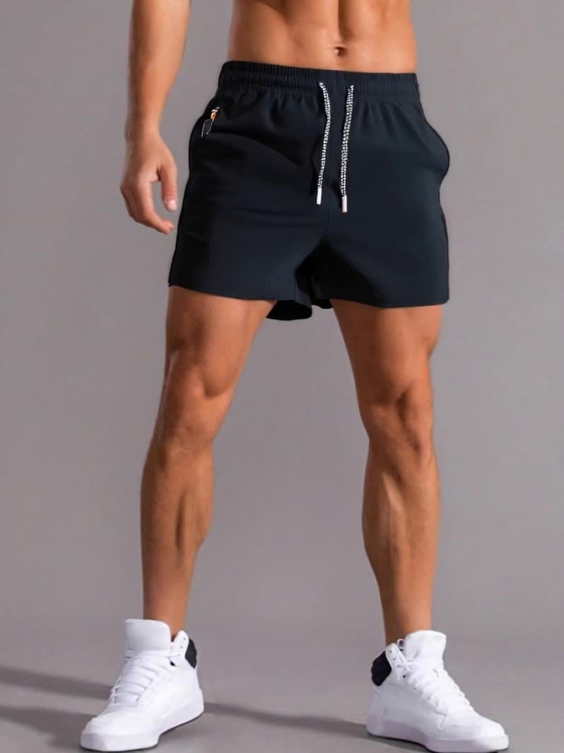 Short de sport léger à cordon et poches zippées | Montelac - Montelac