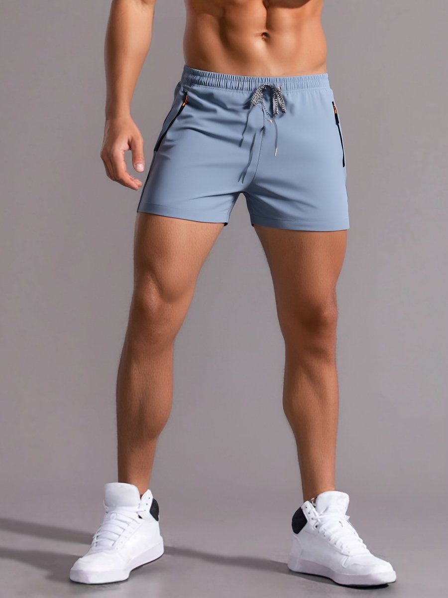 Short de sport léger à cordon et poches zippées | Montelac - Montelac