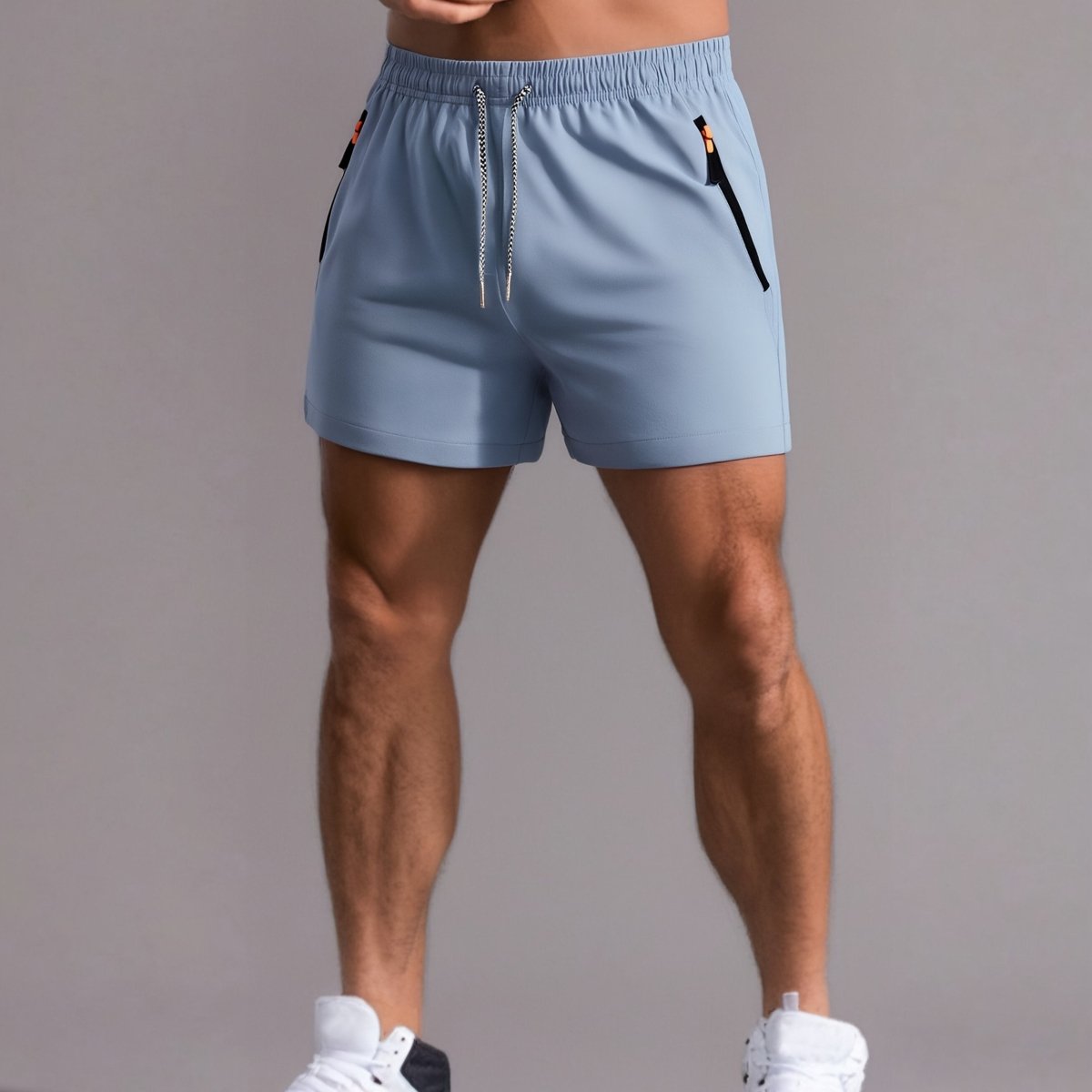 Short de sport léger à cordon et poches zippées | Montelac - Montelac