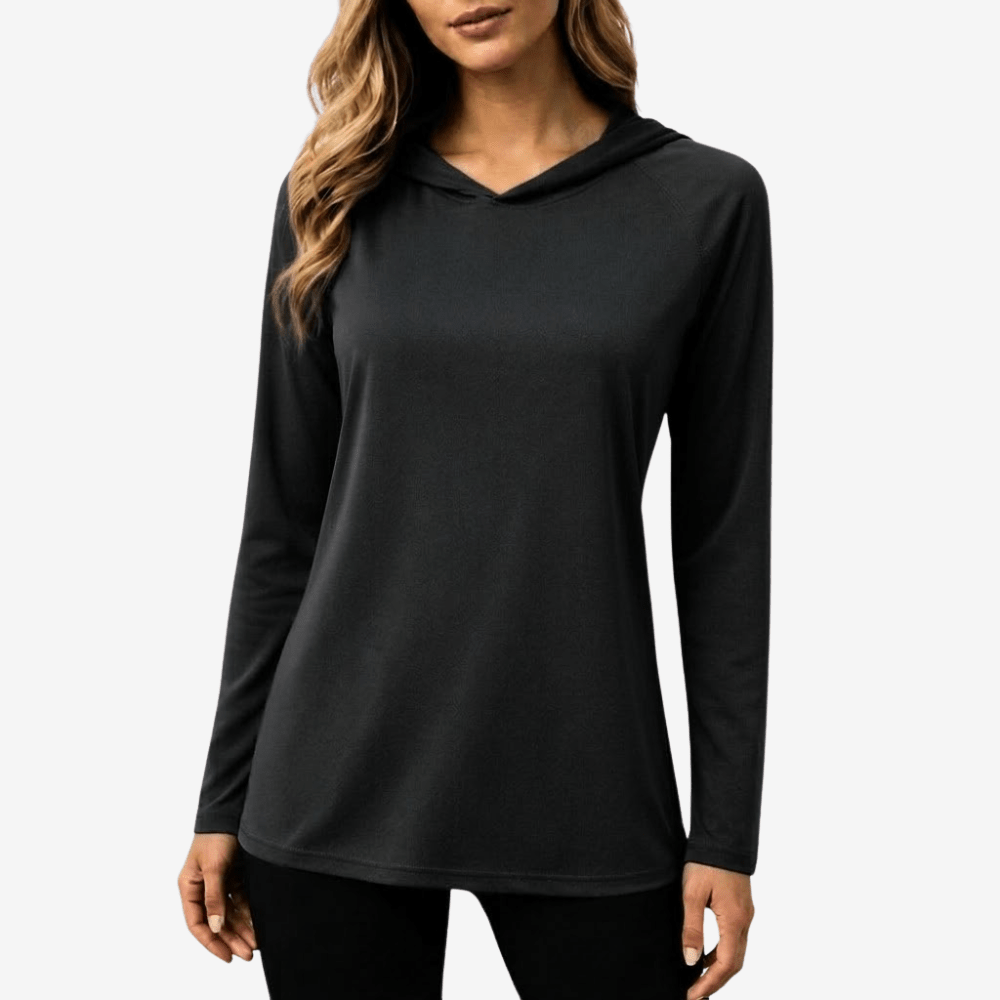Sweat à capuche respirant à manches longues avec protection UV pour femme | Montevall - Montevall