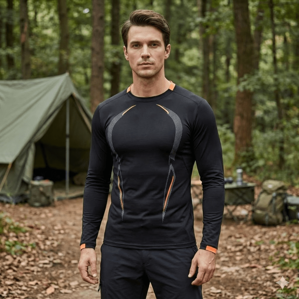 T-shirt de randonnée respirant à manches longues | Montevall - Montevall