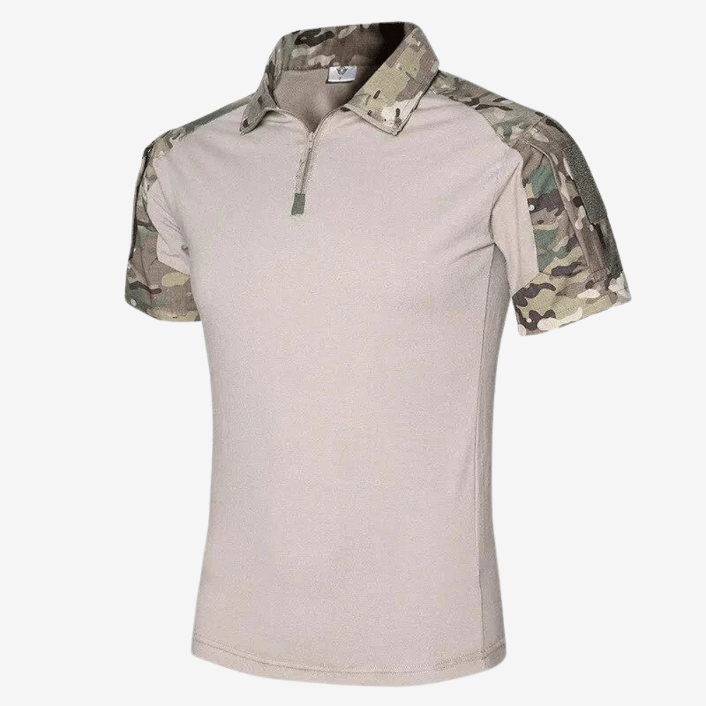 T-shirt respirant zippé à col montant | Montevall - Montevall