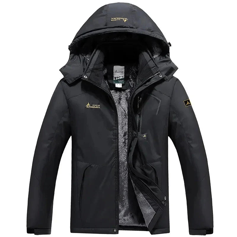 Veste à capuche homme coupe - vent doublée polaire respirante | Montelac - Montelac