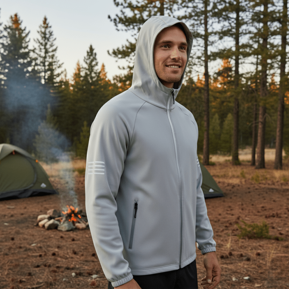 Veste à capuche légère zippée pour homme | Montelac - Montelac