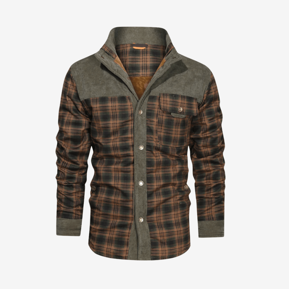 Veste chaude à carreaux pour homme | Montelac - Montelac