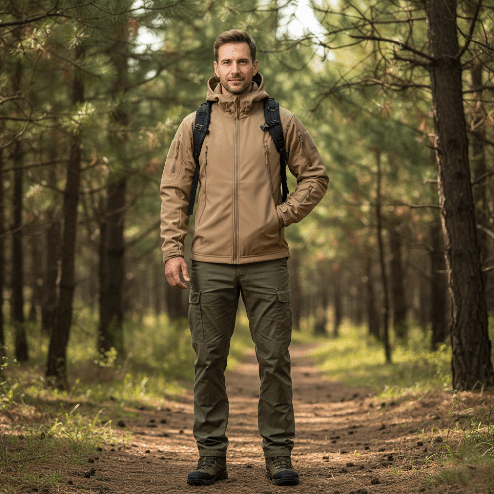 Veste softshell imperméable avec capuche réglable | Montevall - Montevall