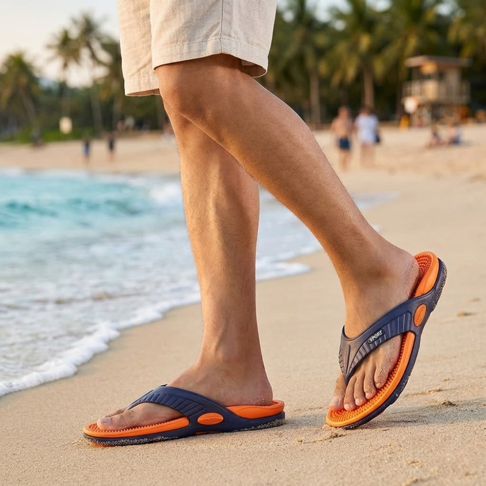 Claquettes légères antidérapantes à soutien plantaire | Montevall