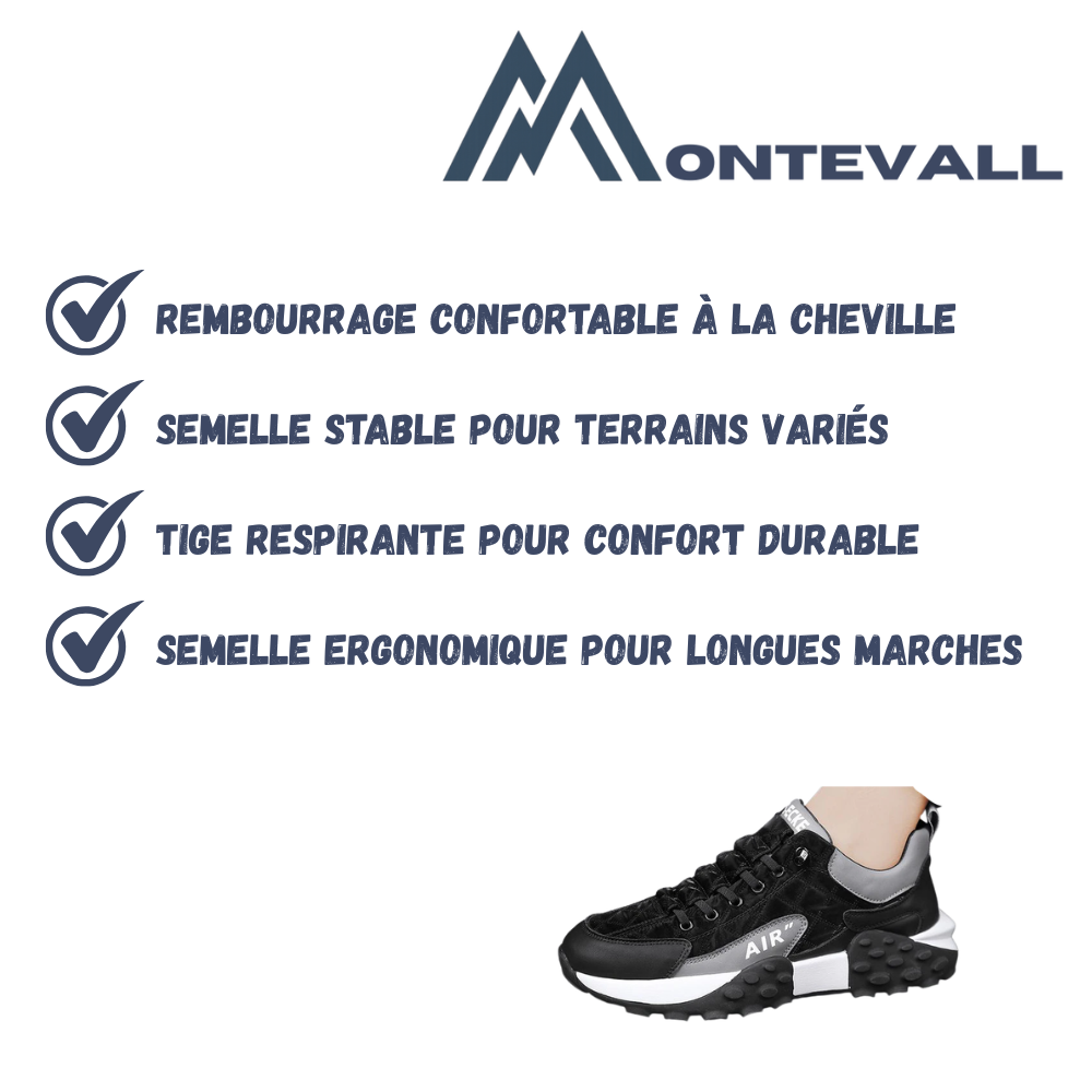 Chaussures de marche pour hommes avec tige respirante | Montevall