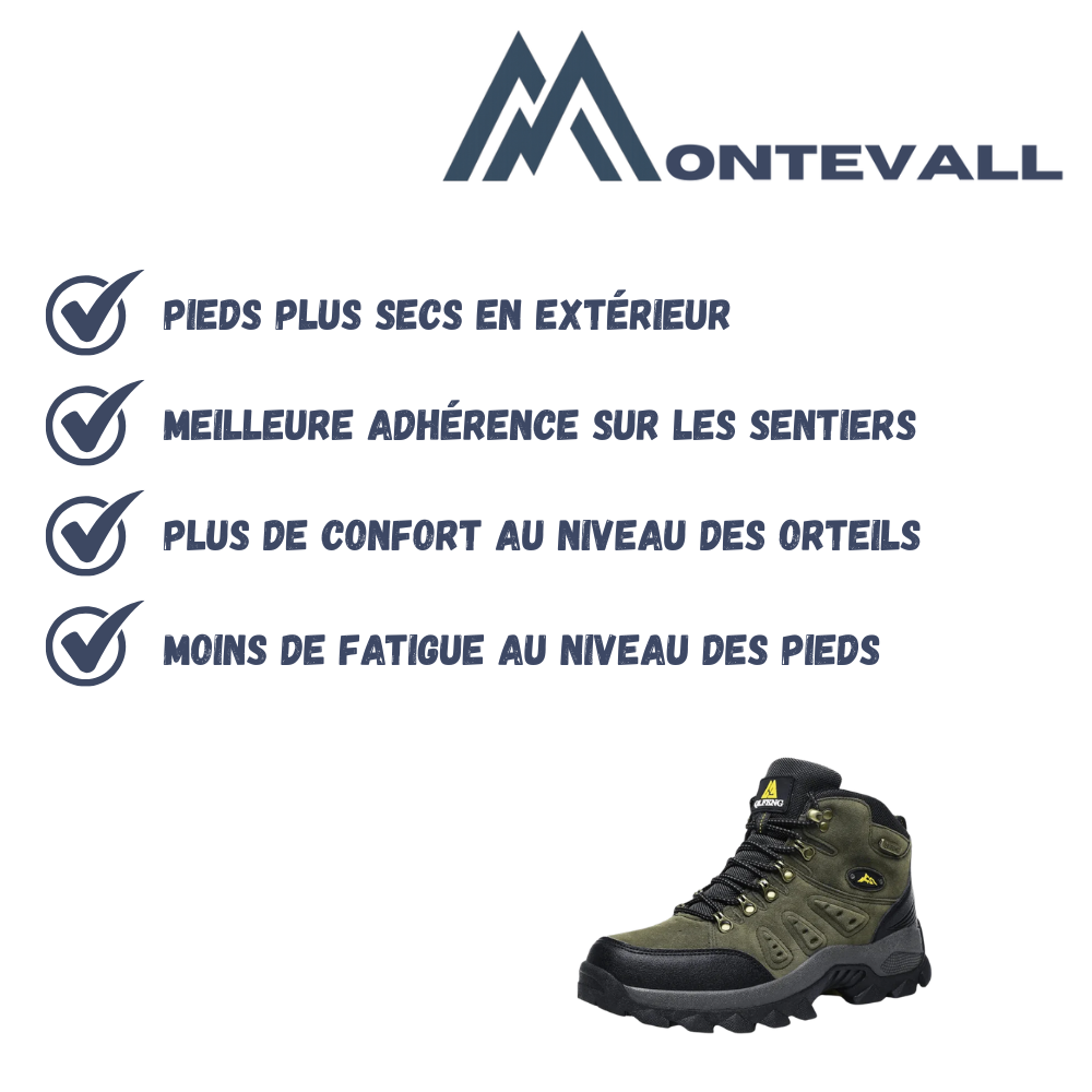 Chaussures de marche robustes et imperméables pour tous les terrains