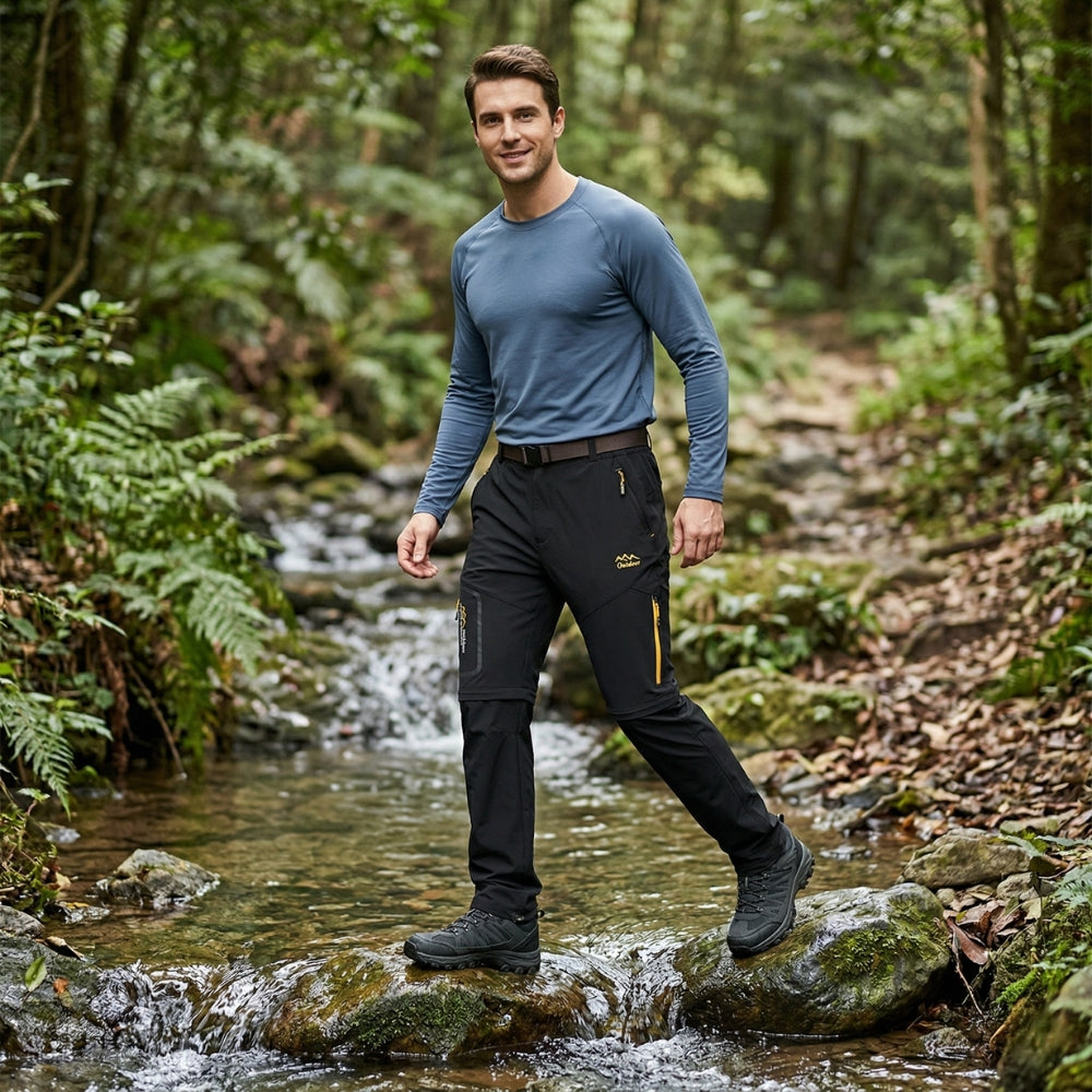 Pantalon de randonnée convertible et imperméable homme | Montevall