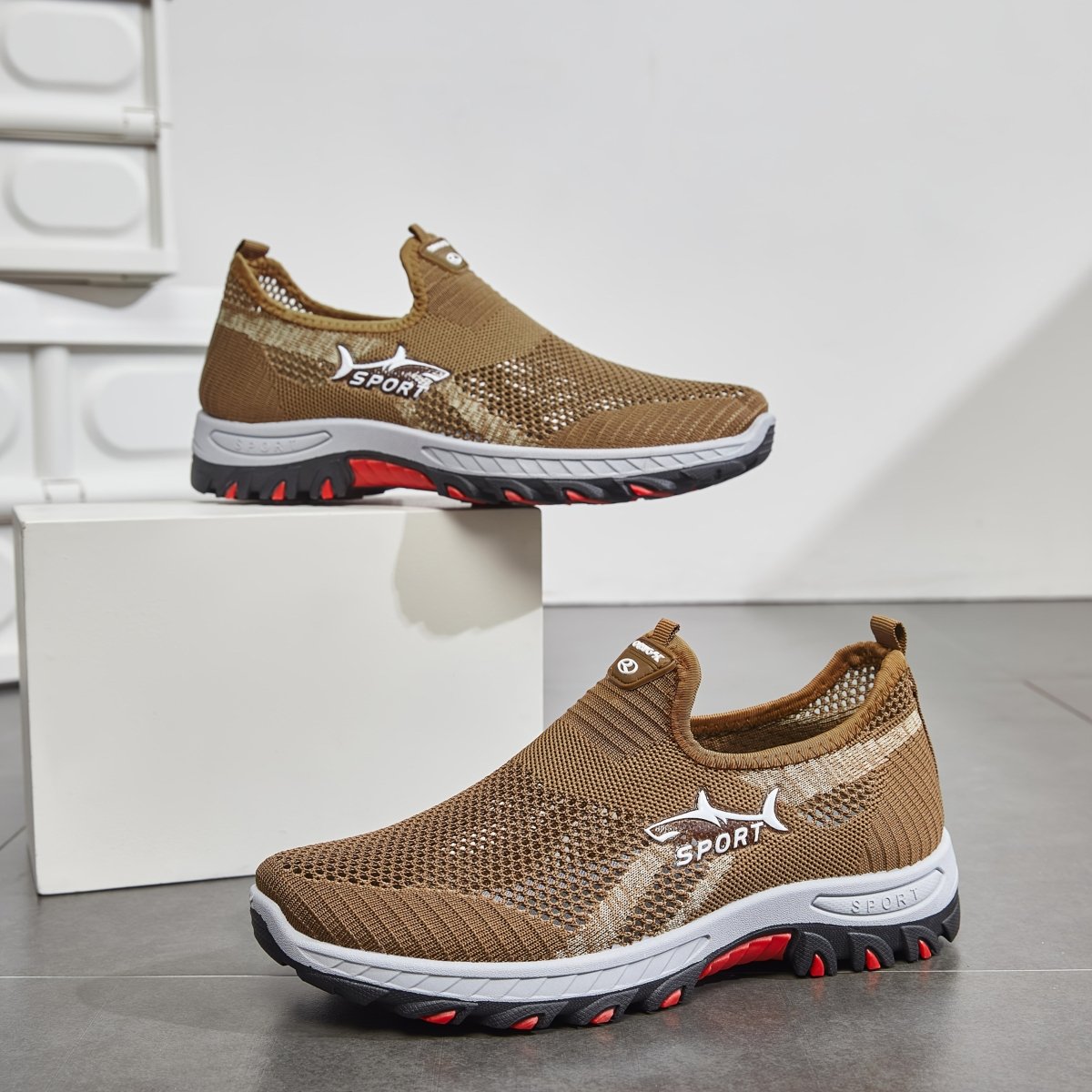 Baskets légères respirantes antidérapantes pour homme | Montelac - Montelac