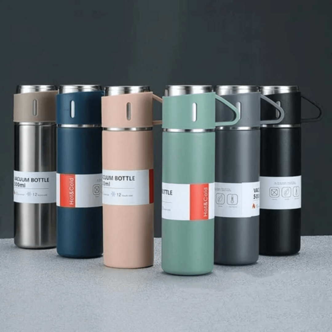 Bouteille isotherme inox 500 ml isolée sous vide - Montevall