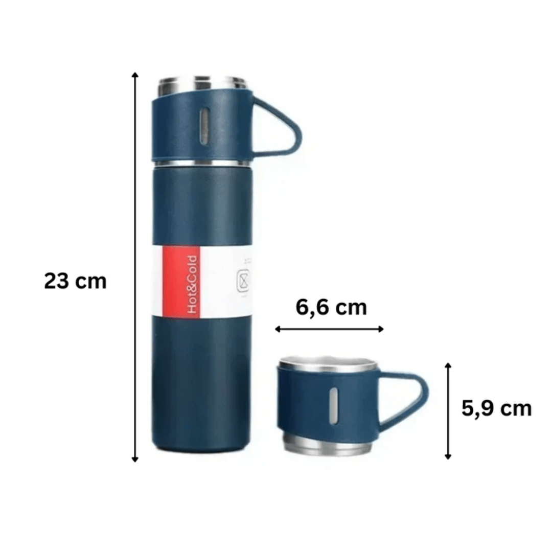 Bouteille isotherme inox 500 ml isolée sous vide - Montevall