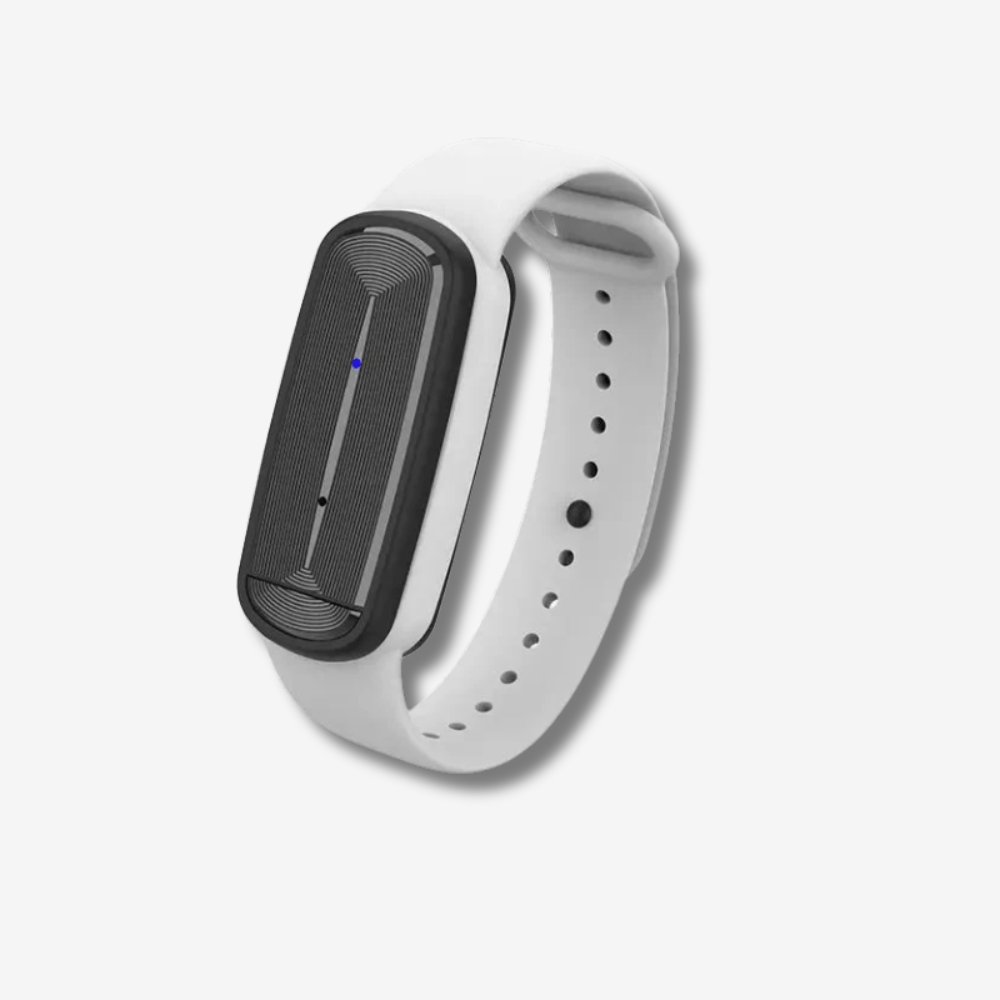 Bracelet anti - moustiques ultrasonique - Rechargeable et léger - Montelac