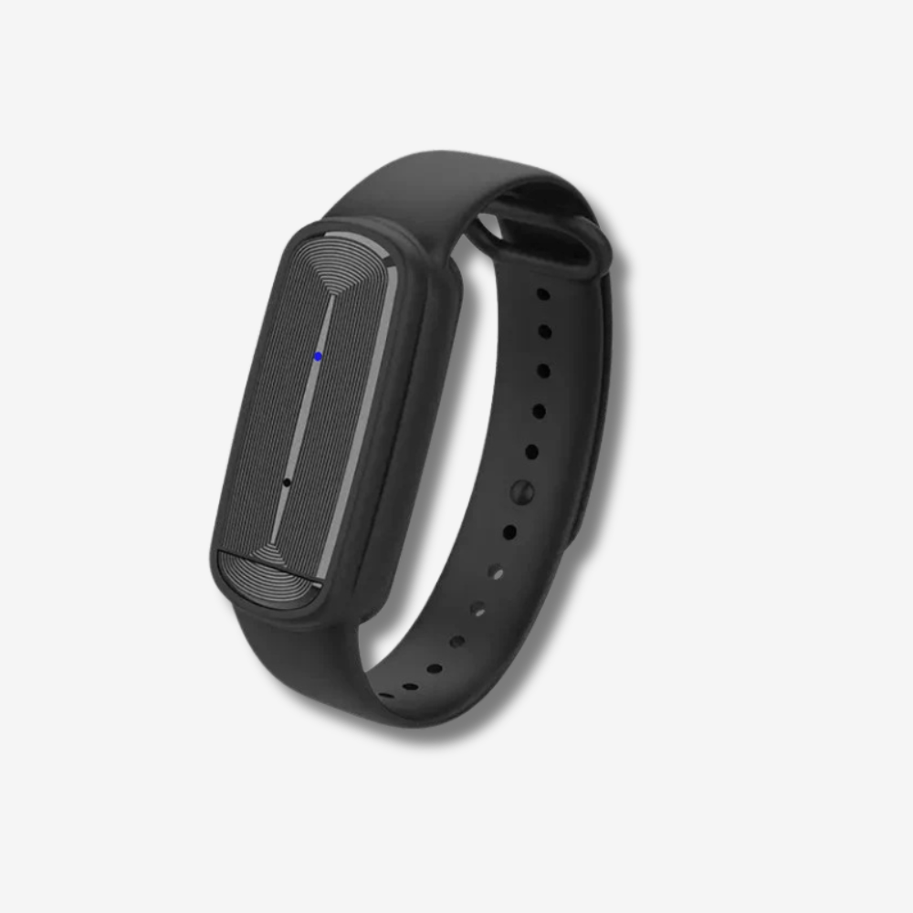 Bracelet anti - moustiques ultrasonique - Rechargeable et léger - Montelac