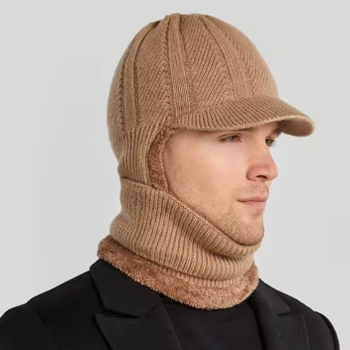 Cagoule d’hiver thermique avec visière intégrée | Montevall - Montevall
