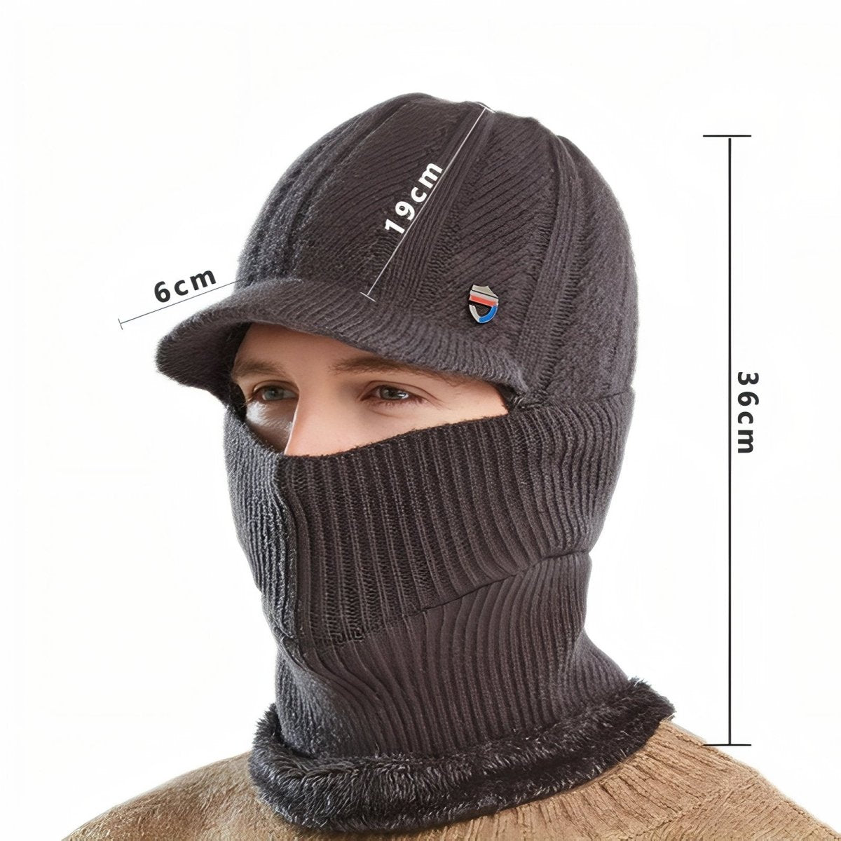 Cagoule d’hiver thermique avec visière intégrée | Montevall - Montevall