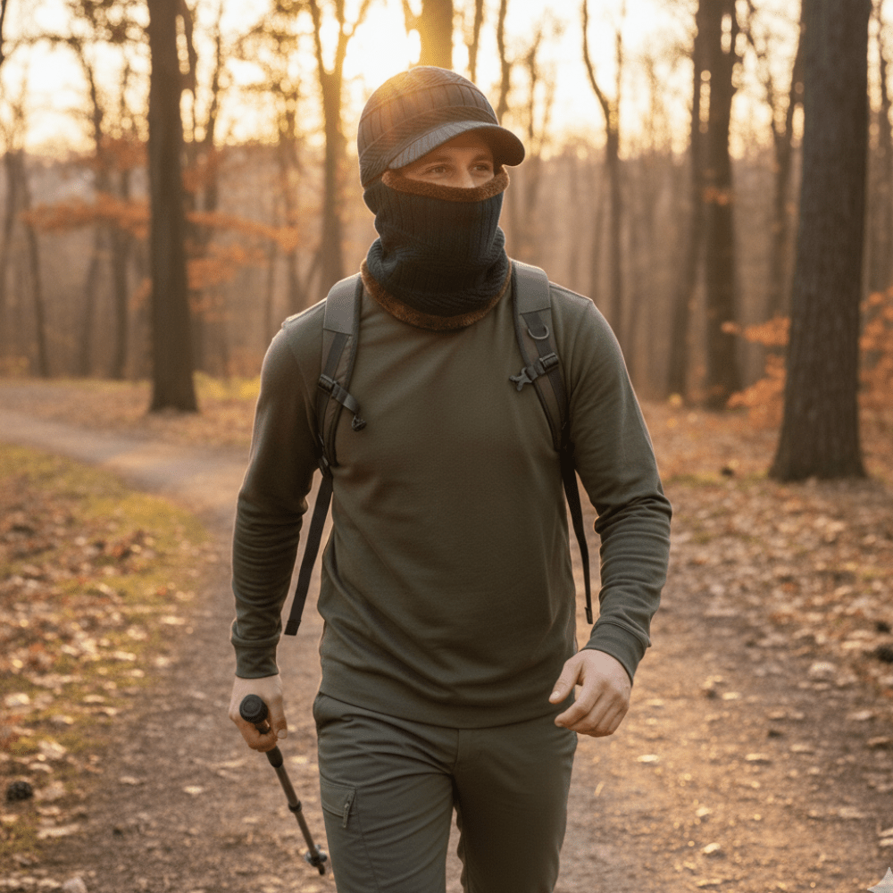 Cagoule d’hiver thermique avec visière intégrée | Montevall - Montevall