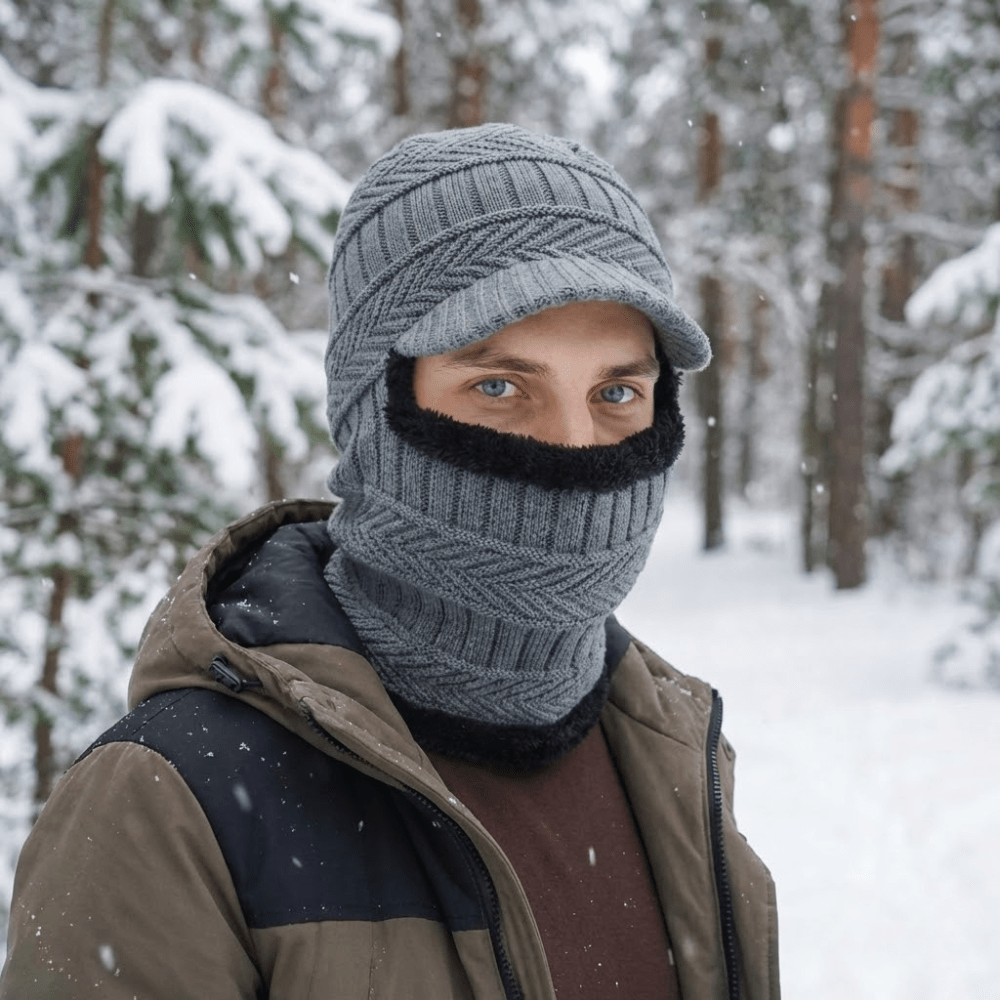 Cagoule d’hiver thermique avec visière intégrée | Montevall - Montevall